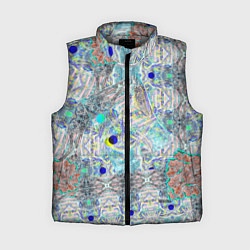 Женский жилет Абстракция Фиона, цвет: 3D-светло-серый
