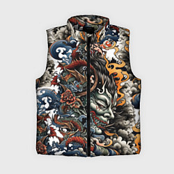 Женский жилет Татуировка Ирезуми