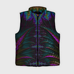 Женский жилет Скелетный фрактал