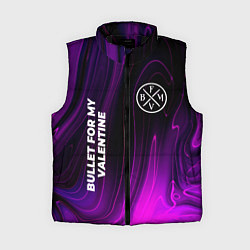 Женский жилет Bullet For My Valentine violet plasma, цвет: 3D-черный