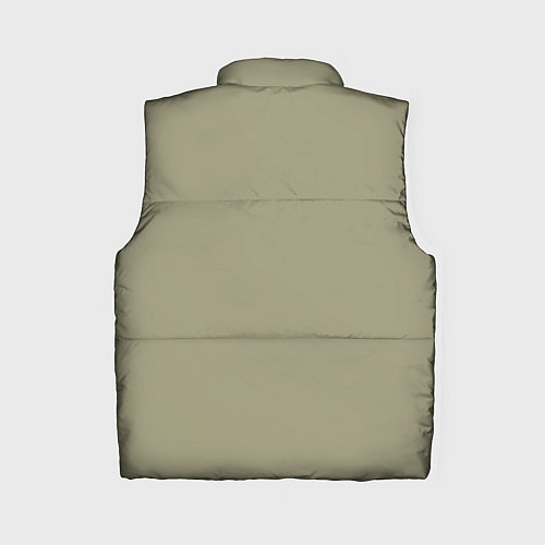 Женский жилет Зеленый тренд без принта / 3D-Светло-серый – фото 2