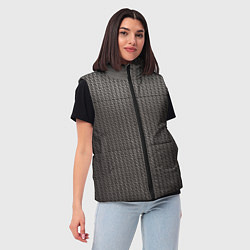 Женский жилет Кольчуга серая, цвет: 3D-светло-серый — фото 2