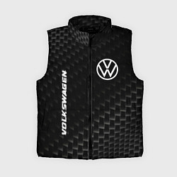 Женский жилет Volkswagen карбоновый фон