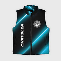 Женский жилет Chrysler неоновые лампы, цвет: 3D-черный