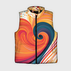 Женский жилет Вихрь цвета, цвет: 3D-черный