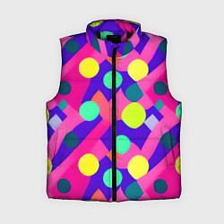 Женский жилет Психоделическая абстракция, цвет: 3D-черный