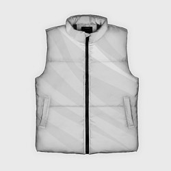 Женский жилет Светлый серый плавные полосы