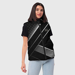 Женский жилет Audi sign auto, цвет: 3D-черный — фото 2