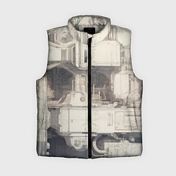 Женский жилет Футуристическая архитектура будущего