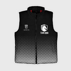 Женский жилет Team Liquid black, цвет: 3D-красный