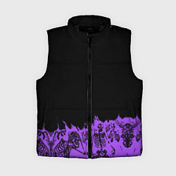 Женский жилет Скелеты в неоновом огне