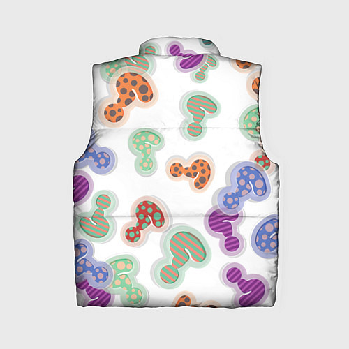 Женский жилет Вопросики / 3D-Красный – фото 2