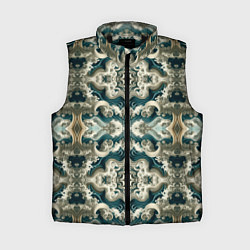 Женский жилет Облачные волны, цвет: 3D-черный