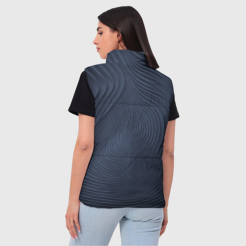 Женский жилет Фантазия антрацит / 3D-Светло-серый – фото 4