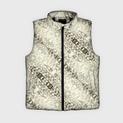 Женский жилет Жемчужная россыпь, цвет: 3D-черный