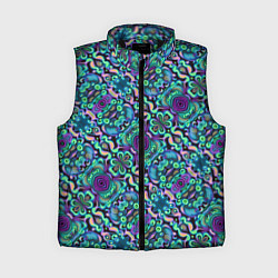 Женский жилет Психоделика, цвет: 3D-черный