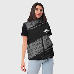 Женский жилет Форма Team Secret, цвет: 3D-черный — фото 2