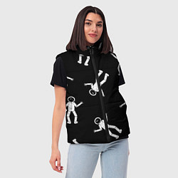 Женский жилет День космонавтики, цвет: 3D-красный — фото 2