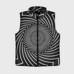 Женский жилет Оптическая иллюзия изогнутые линии
