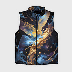 Женский жилет Бабочка краски узор