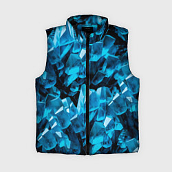 Женский жилет Кристаллическая текстура, цвет: 3D-черный