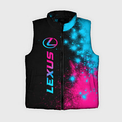 Женский жилет Lexus - neon gradient: по-вертикали, цвет: 3D-черный