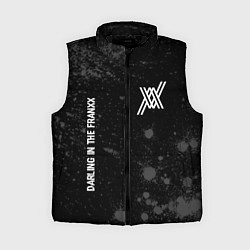 Женский жилет Darling in the FranXX glitch на темном фоне: надпи, цвет: 3D-черный