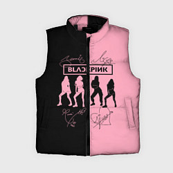 Женский жилет Blackpink силуэт девушек, цвет: 3D-черный