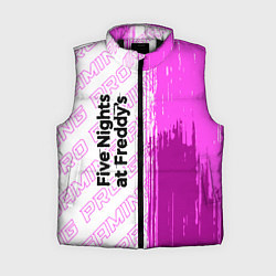 Женский жилет FNAF pro gaming: по-вертикали, цвет: 3D-черный