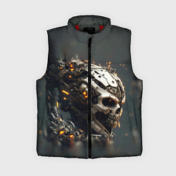 Женский жилет Кибернетический скелет, цвет: 3D-красный