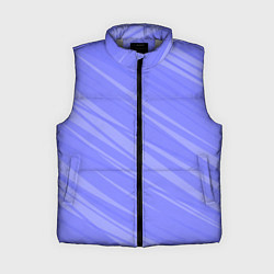 Женский жилет Диагональные полосы сиреневый