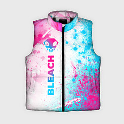 Женский жилет Bleach neon gradient style: по-вертикали, цвет: 3D-черный