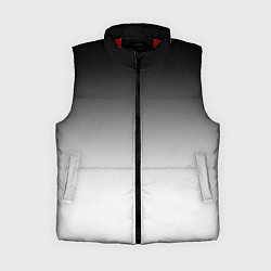Женский жилет Black and white gradient, цвет: 3D-красный