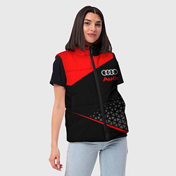 Женский жилет Ауди - sportwear, цвет: 3D-черный — фото 2