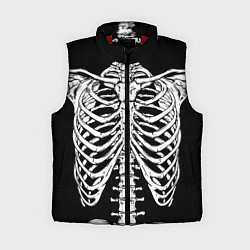 Женский жилет Skeleton ribs, цвет: 3D-красный