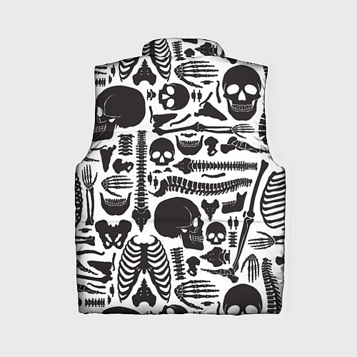 Женский жилет Human osteology / 3D-Красный – фото 2