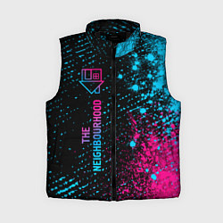 Женский жилет The Neighbourhood - neon gradient: по-вертикали, цвет: 3D-черный