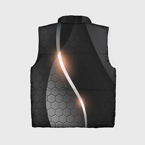 Женский жилет Герб России на темном фоне / 3D-Красный – фото 2