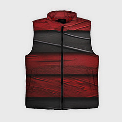 Женский жилет Black red texture