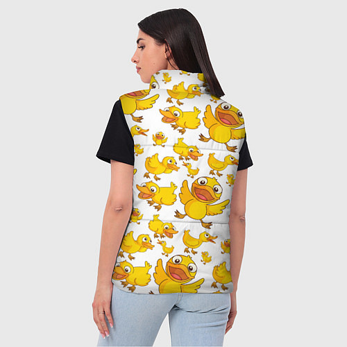 Женский жилет Yellow ducklings / 3D-Светло-серый – фото 4
