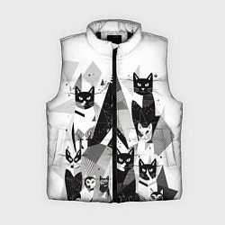 Женский жилет Абстрактные коты