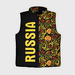 Женский жилет Russia хохлома