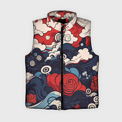 Женский жилет Узоры в Японском стиле