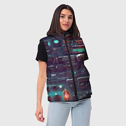 Женский жилет Технические панели, цвет: 3D-черный — фото 2