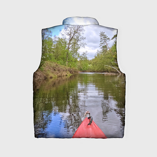 Женский жилет Реки Подмосковья / 3D-Красный – фото 2
