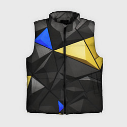 Женский жилет Black yellow elements