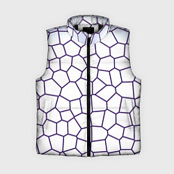 Женский жилет Сетчатый паттерн, цвет: 3D-черный