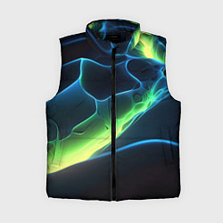 Женский жилет Зеленый свет на плитах, цвет: 3D-черный