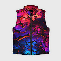 Женский жилет Светящаяся Земля, цвет: 3D-черный