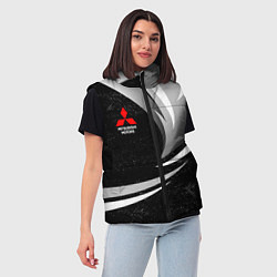 Женский жилет Митсубиси - строгие оттенки, цвет: 3D-черный — фото 2